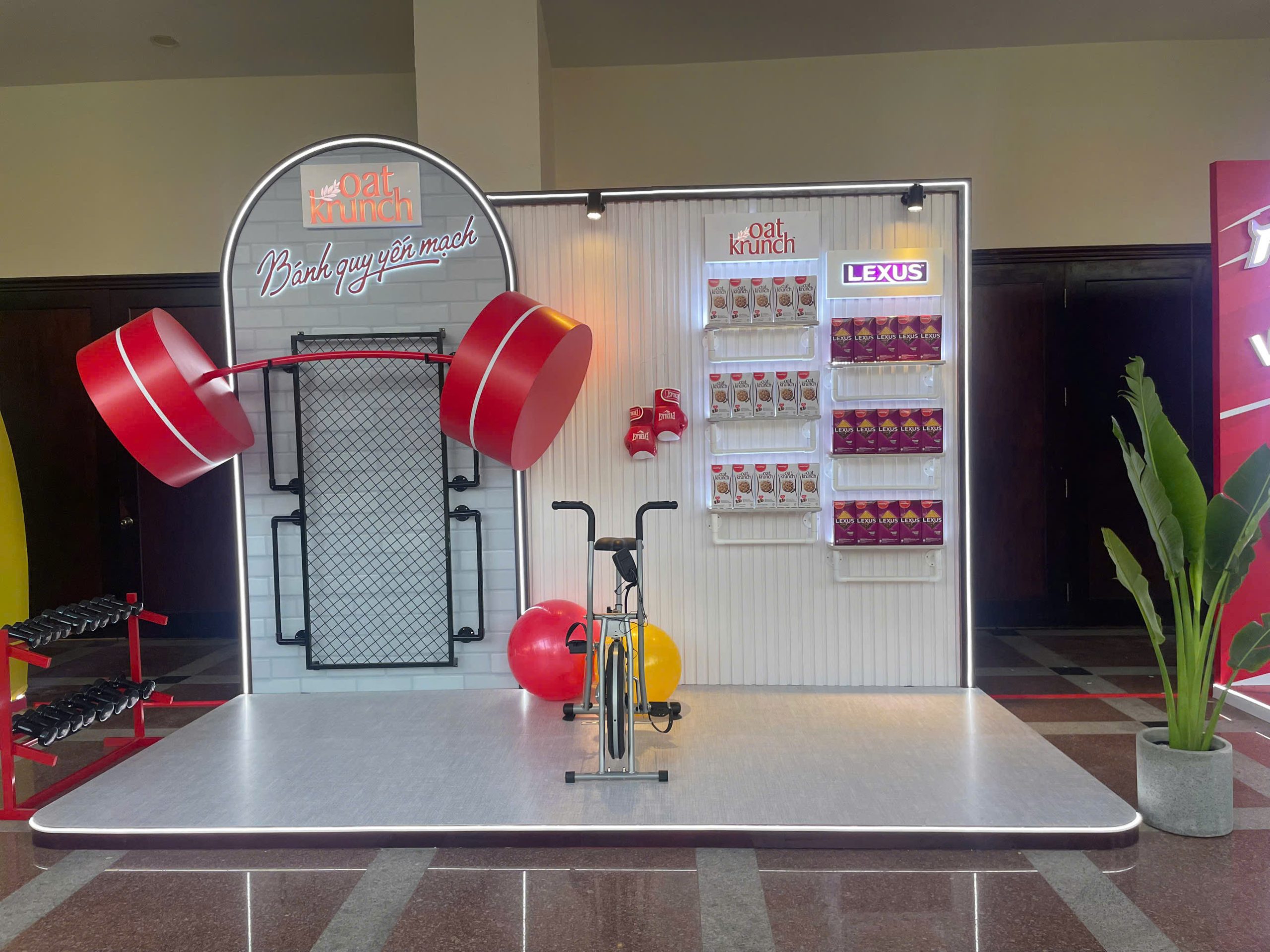 thiết kế booth quảng cáo